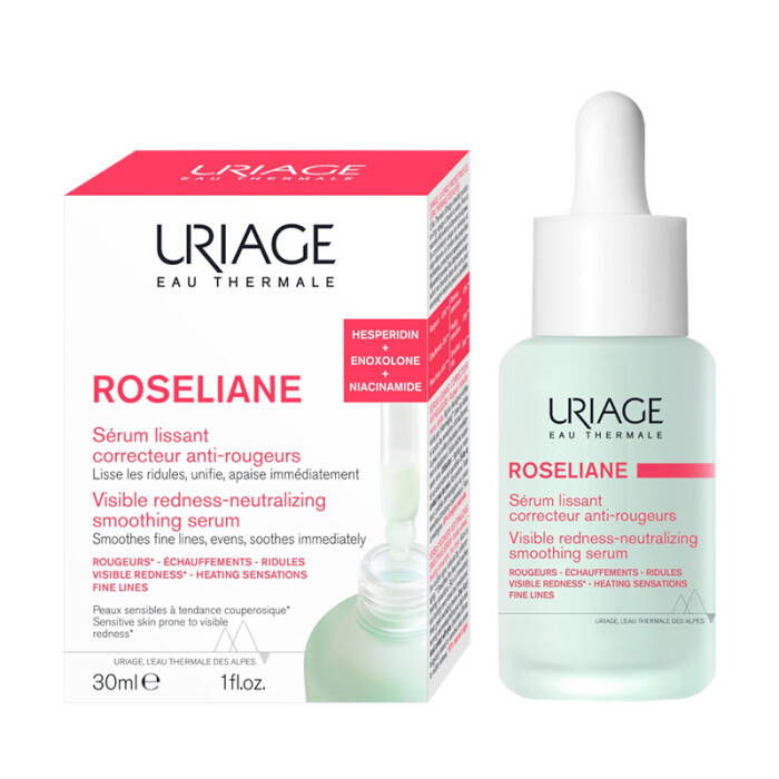 Uriage Roseliane Visible Redness-Neutralizing Smoothing Serum 30 ml - 3