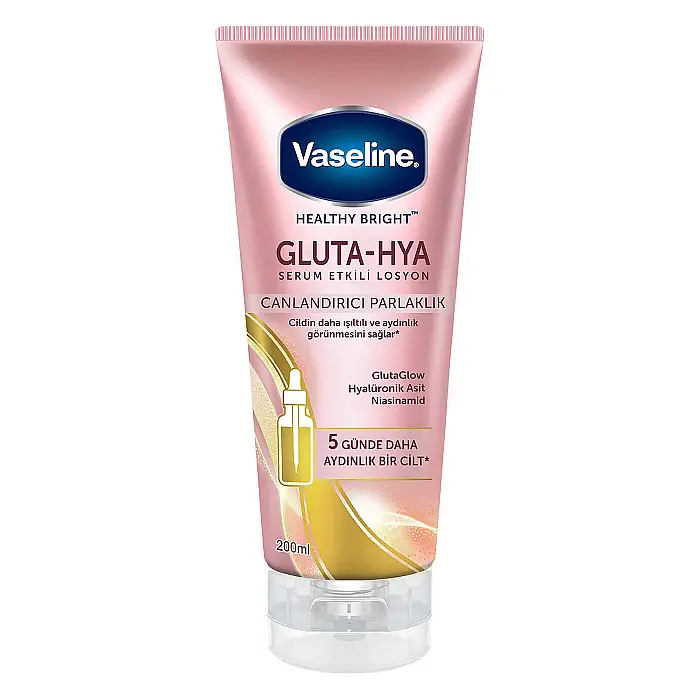 Vaseline Gluta-Hya Serum Etkili Losyon Canlandırıcı Parlaklık 200 ml - 1