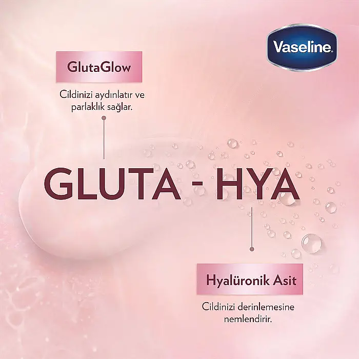Vaseline Gluta-Hya Serum Etkili Losyon Canlandırıcı Parlaklık 200 ml - 4