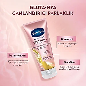 Vaseline Gluta-Hya Serum Etkili Losyon Canlandırıcı Parlaklık 200 ml - 8