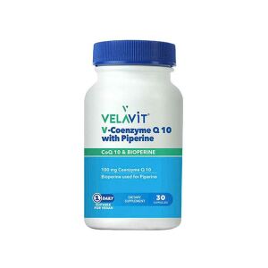 Velavit V-Coenzyme Q10 With Piperine 30 Kapsül - Velavit