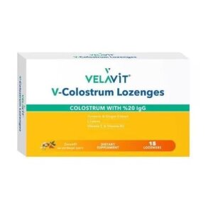 Velavit V-Colostrum Lozenges 15 Pastil - Velavit