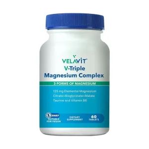Velavit V-Triple Magnesium Complex 60 Tablet - Velavit
