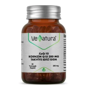 Venatura CoQ-10 Koenzim Q10 200 mg Takviye Edici Gıda 30 Yumuşak Kapsül - VeNatura
