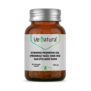 VeNatura Evening Primrose Oil (Primroz Yağı) 1000 mg Takviye Edici Gıda 60 Yumuşak Kapsül - VeNatura