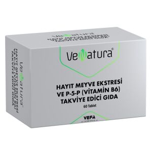 VeNatura Hayıt Meyve Ekstresi ve P-5-P (Vitamin B6) Takviye Edici Gıda 60 Tablet - VeNatura