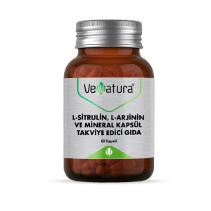 VeNatura L-Sitrulin, L-Arjinin ve Mineral Kapsül Takviye Edici Gıda 60 Kapsül - VeNatura