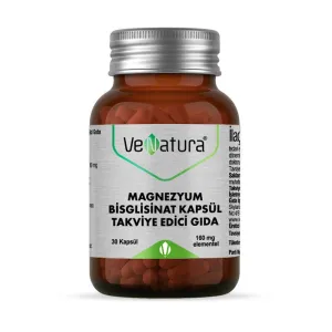VeNatura Magnezyum Bisglisinat Kapsül Takviye Edici Gıda 30 Kapsül - VeNatura