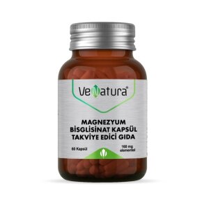 VeNatura Magnezyum Bisglisinat Kapsül Takviye Edici Gıda 60 Kapsül - VeNatura