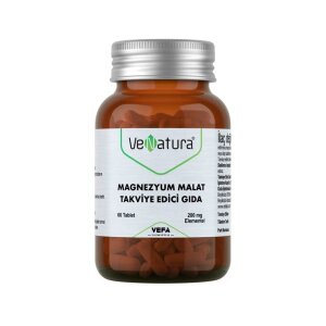 VeNatura Magnezyum Malat 200 mg Takviye Edici Gıda 60 Tablet - VeNatura