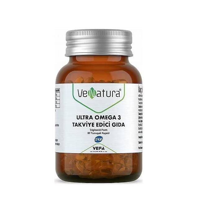 VeNatura Ultra Omega 3 Takviye Edici Gıda 60 Yumuşak Kapsül - 1