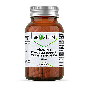 VeNatura Vitamin B Kompleks Kapsül Takviye Edici Gıda 30 Kapsül - VeNatura