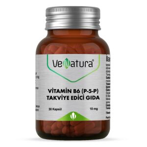 VeNatura Vitamin B6 (P-5-P) 10 mg Takviye Edici Gıda 30 Kapsül - VeNatura