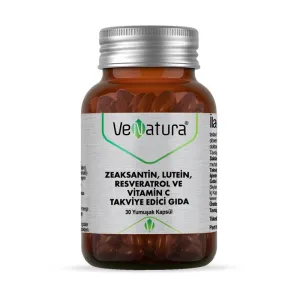 VeNatura Zeaksantin, Lutein, Resveratrol ve Vitamin C Takviye Edici Gıda 30 Yumuşak Kapsül - VeNatura