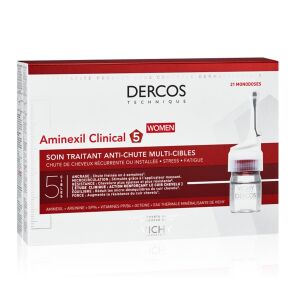 Vichy Aminexil Clinical 5 Kadınlar İçin Dökülme Karşıtı Saç Bakım Serumu 21x6 ml - Vichy