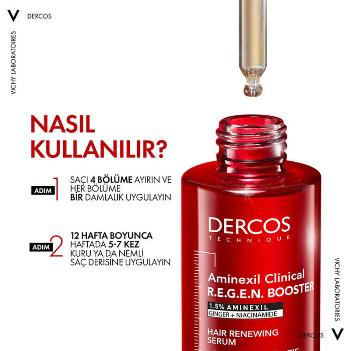 Vichy Aminexil R.E.G.E.N Booster Saç Dökülmesine Karşı Serum 90 ml - 4
