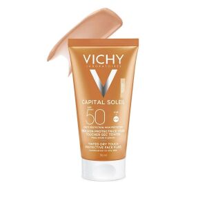 Vichy Capital Soleil SPF50+ Güneş Koruyucu BB Emülsiyon Renkli 50 ml - Vichy
