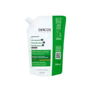 Vichy Dercos Anti-Dandruff Kuru Saçlar İçin Kepek Karşıtı Bakım Şampuanı Refill 500 ml - Vichy