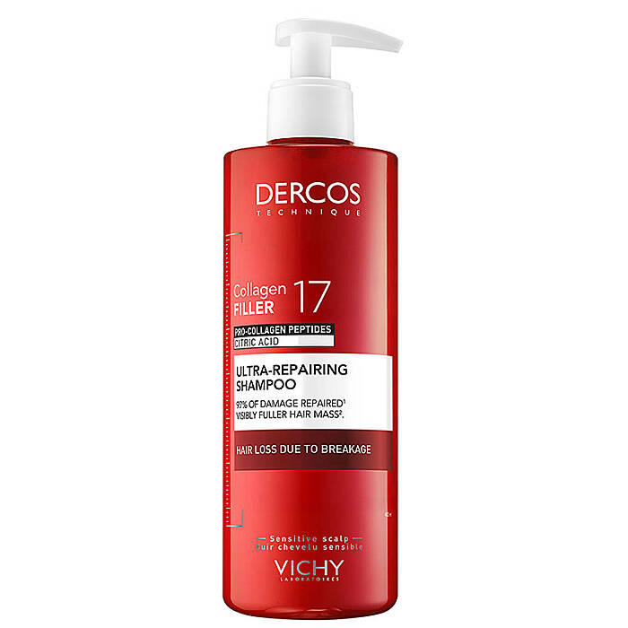 Vichy Dercos Collagen 17 Filler Şampuan 400 ml - 1