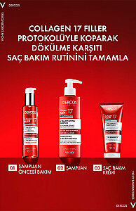 Vichy Dercos Collagen 17 Filler Şampuan Öncesi Bakım 150 ml - 4
