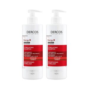 Vichy Dercos Energisant Dökülme Karşıtı Bakım Şampuanı 400 ml x 2 Adet - Vichy