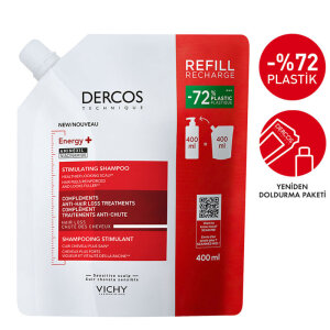 Vichy Dercos Energisant Dökülme Karşıtı Bakım Şampuanı Refill 390 ml - 2