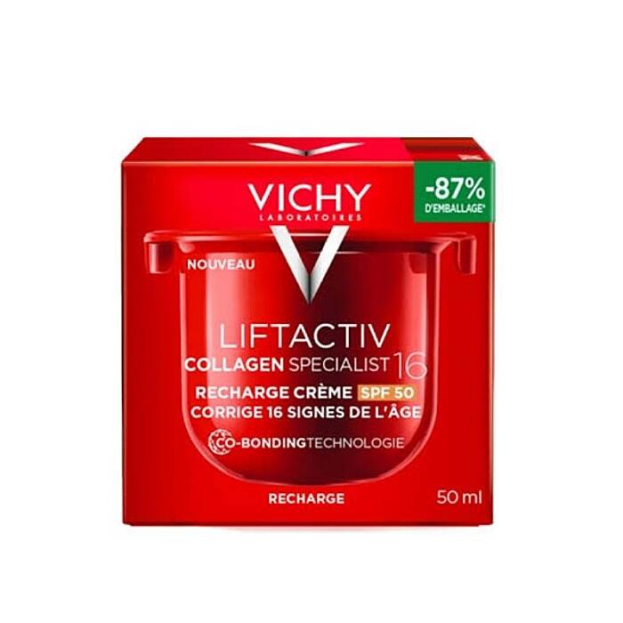Vichy Liftactiv Collagen Specialist 16 SPF50 Gündüz Kremi Yedek Kapsül 50 ml - 1