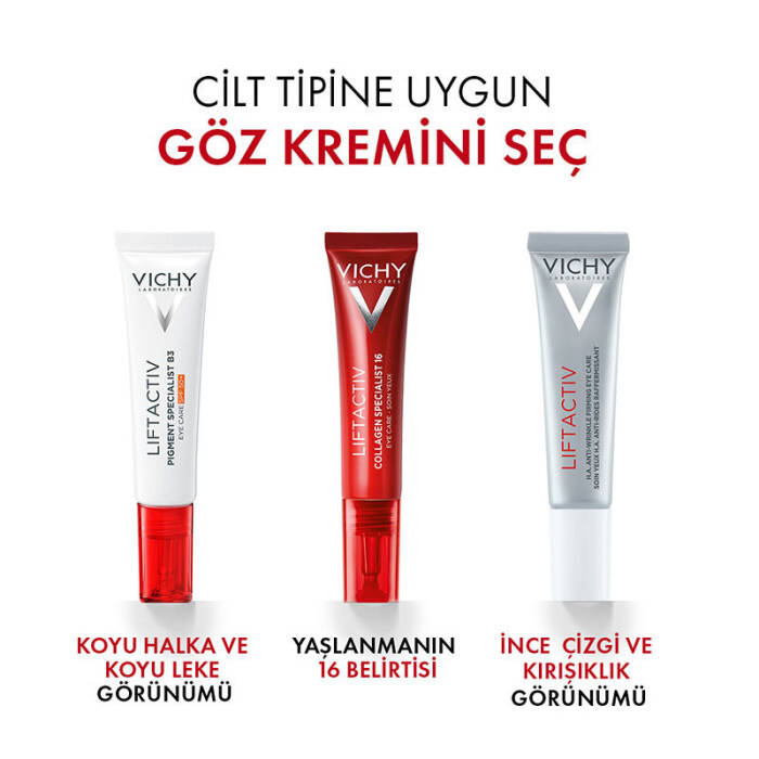 Vichy Liftactiv Pigment Specialist B3 SPF50+ Göz Bakım Kremi 15 ml - 7