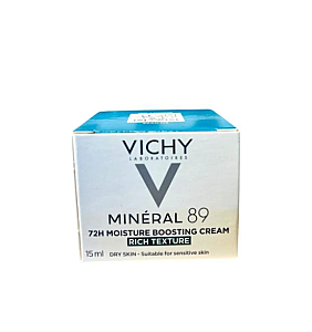 Vichy Mineral 89 Rich Moisture Boosting Krem 15 ml (KAMPANYA ÜRÜNÜ) - Promosyon 