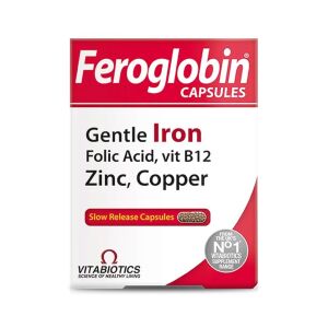 Vitabiotics Feroglobin Iron Takviye Edici Gıda 30 Kapsül - Vitabiotics