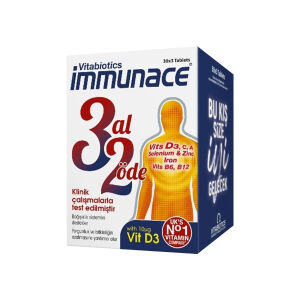 Vitabiotics Immunace 30 Tablet - 3 Al 2 Öde - Vitabiotics