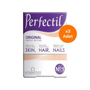 Vitabiotics Perfectil Skin Hair Nails 30 Tablet x3 Adet - Vitabiotics
