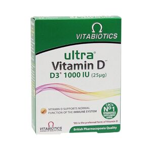 Vitabiotics Ultra Vitamin D (D3 1000 IU) 96 Kapsül - Vitabiotics
