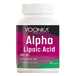 Voonka Alpha Lipoic Acid 600 mg 30 Kapsül - Voonka