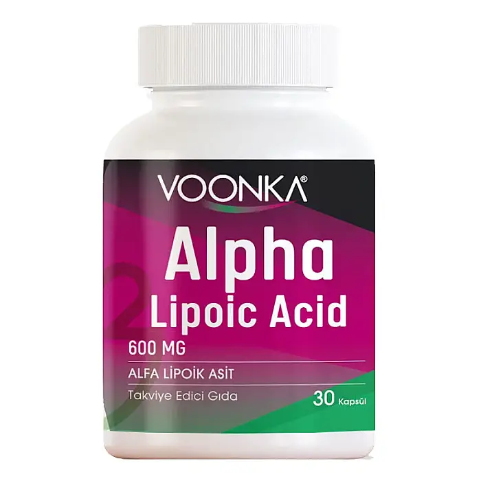 Voonka Alpha Lipoic Acid 600 mg 30 Kapsül - 1