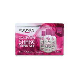 Voonka Beauty Collagen Shake Drink Mix Beyaz Üzüm Aromalı 15 x 50 ml - Voonka