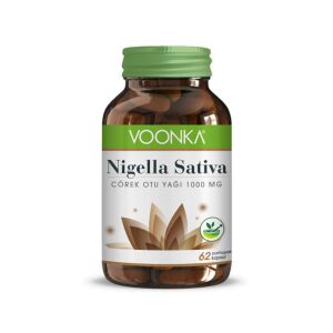 Voonka Çörek Otu Yağı 1000 mg 62 Kapsül - Voonka