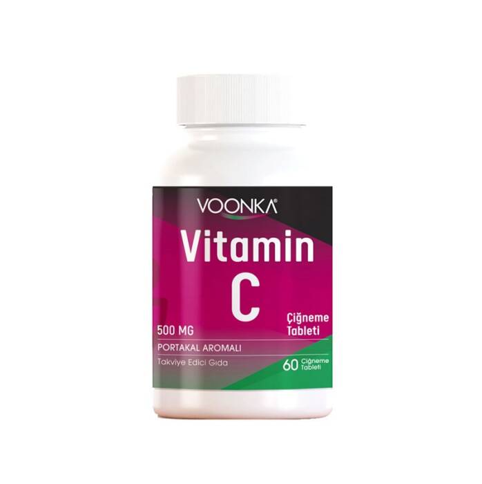 Voonka Vitamin C 60 Çiğneme Tableti - 1