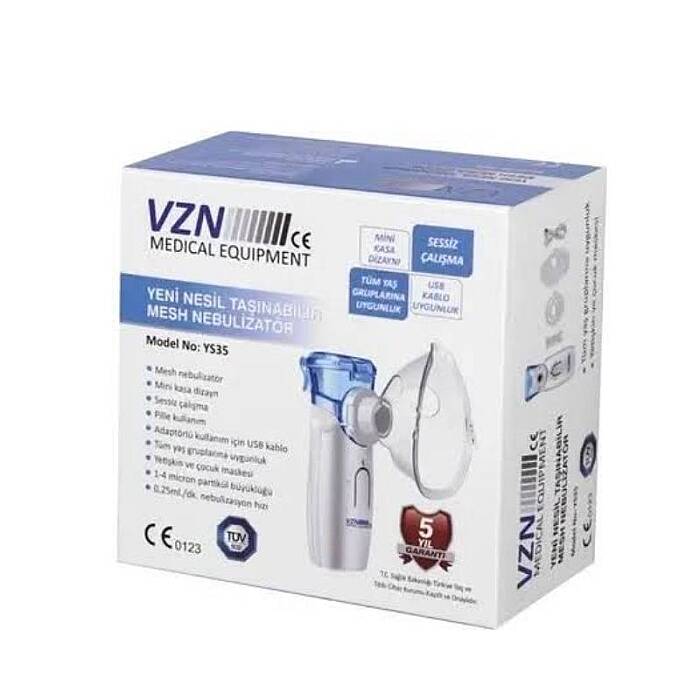 VZN Yeni Nesil Taşınabilir Mesh Nebulizatör 3 Kademeli LT-N200 - 1
