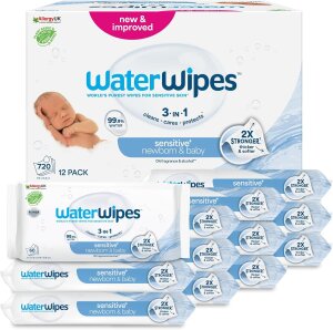 WaterWipes Yeni Doğan & Bebekler için Islak Mendil 60 Adet x 12'li - 2