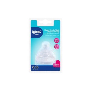 Wee Baby Geniş Ağızlı Biberon Emziği Normal Akış - Wee Baby