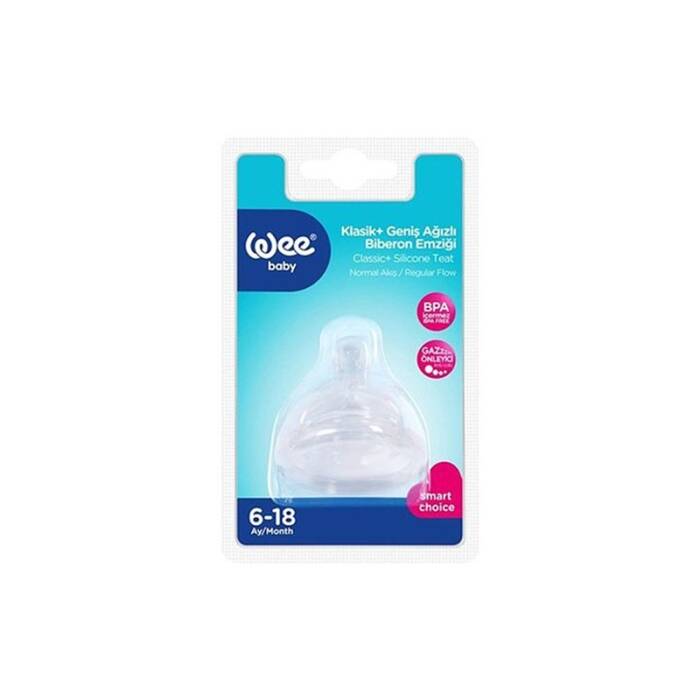 Wee Baby Geniş Ağızlı Biberon Emziği Normal Akış - 1