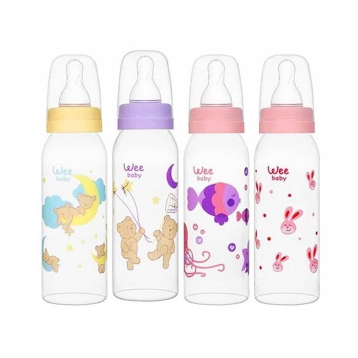 Wee Baby Klasik PP Biberon 250 ml - Karma Renk - 1