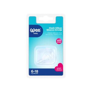 Wee Baby Klasik Silikon Biberon Emziği Normal Akış No:2 (6-18 Ay) - Wee Baby