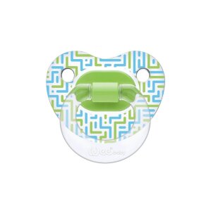 Wee Baby Şeffaf Desenli Damaklı Emzik No: 2 - Karma Renk - 2