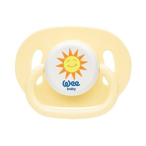 Wee Baby Yuvarlak Uçlu Emzik No: 1 - Karma Renk - Wee Baby