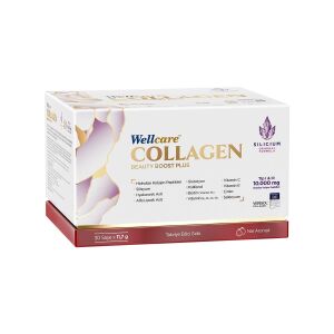Wellcare Collagen Beauty Boost Plus 10.000 mg Nar Aromalı 30 Saşe - Wellcare