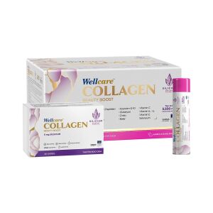Wellcare Collagen Beauty Plus 5.500 mg Karpuz & Nane Aromalı Likit Form 30 Tüp x 40 ml + 30 Kapsül - Wellcare
