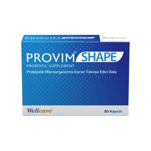 Wellcare Provim Shape Probiyotik Takviye Edici Gıda 30 Kapsül - Wellcare
