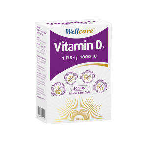 Wellcare Vitamin D3 1000 IU 30 ml - Wellcare